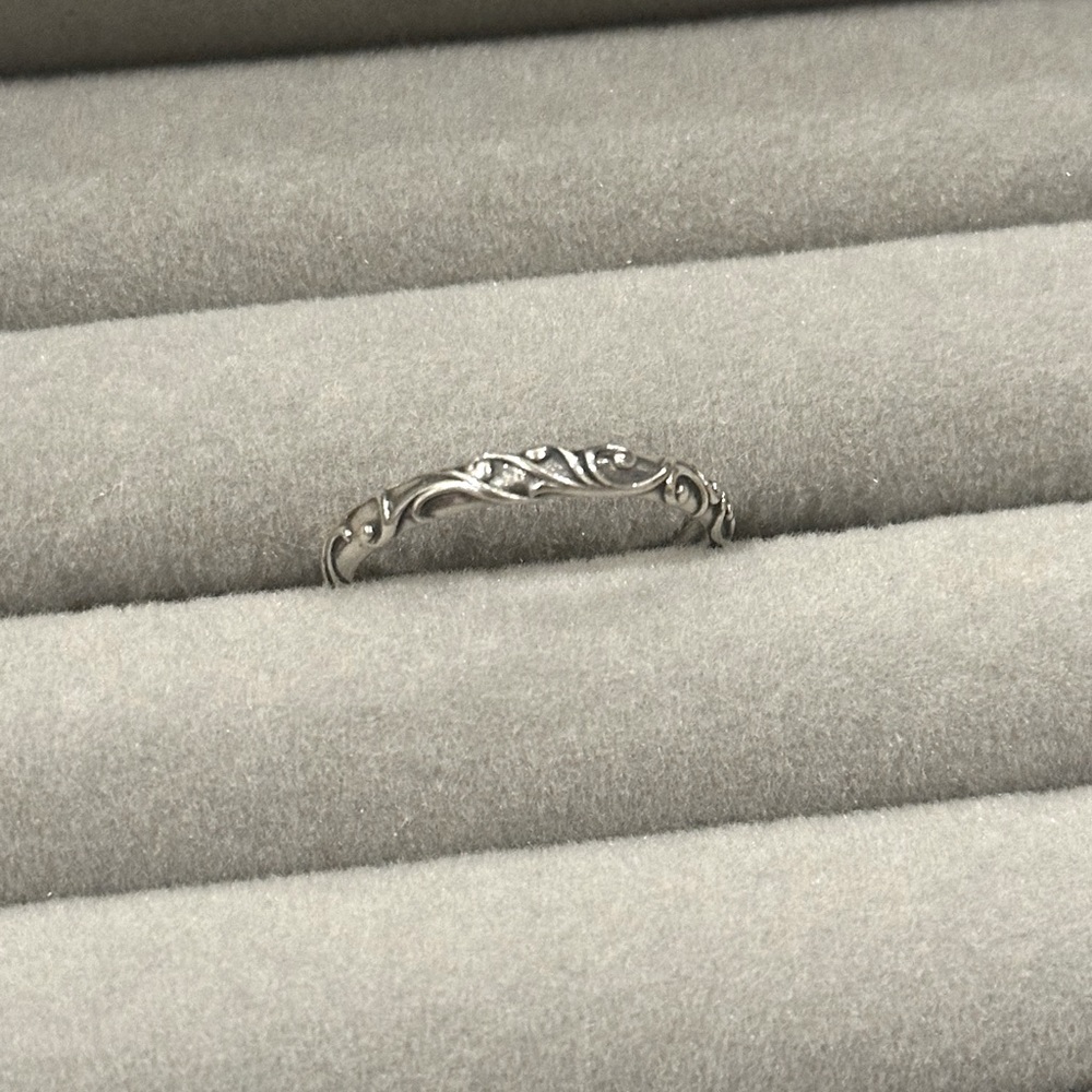 Pandora Regal Band Filigree Ring Size 7